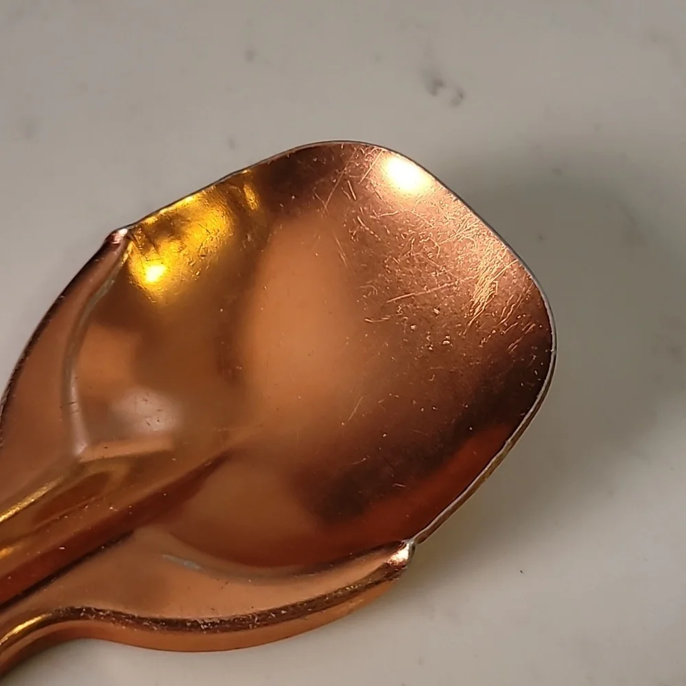 Vintage Copper Aluminum Ice Cream Scoop